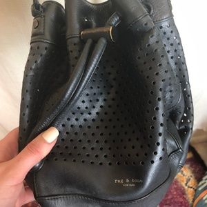Rag and Bone Leather Bucket Bag